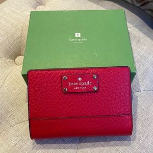 Red Kate Spade Wallet